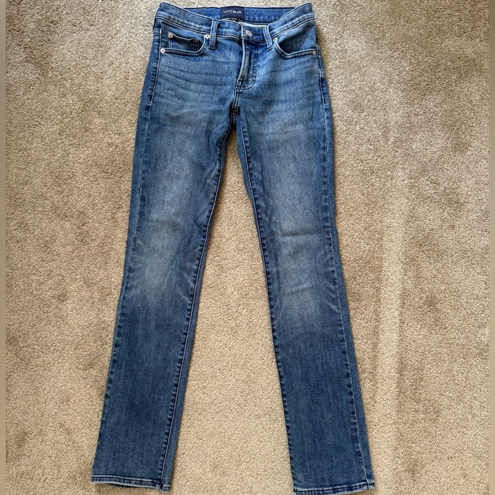 Lucky Brand Straight Leg Blue Jeans